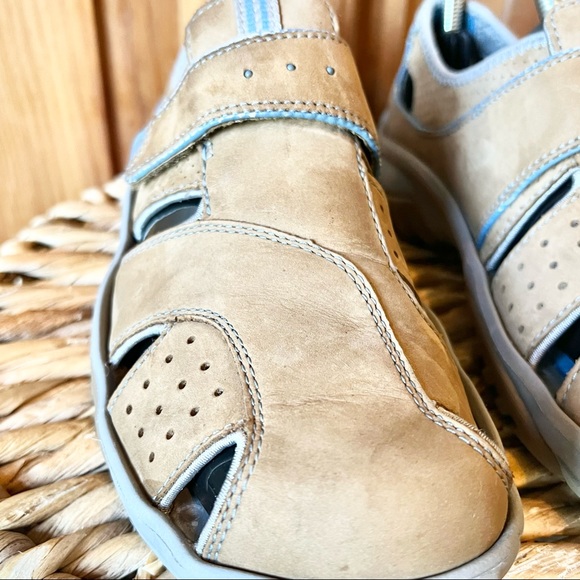 Privo By Clarks Women’s Tan Leather Hiking Sandals Shoes Size 8 - Picture 4 of 14
